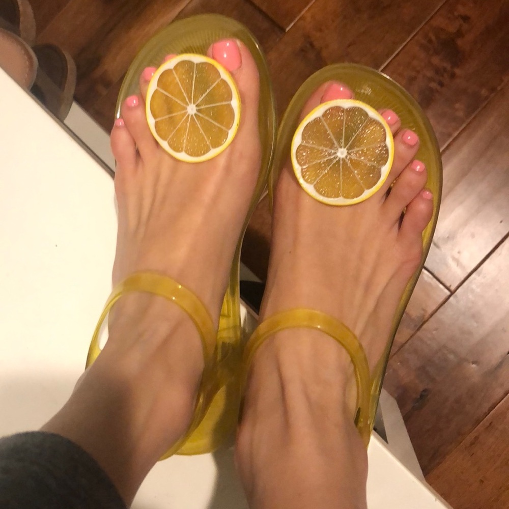 Katy Perry Lemon Jelly Sandals